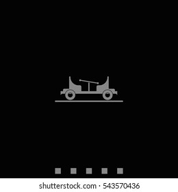 Draisine or rail vehicle.