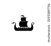 drakar icon in Vikings set