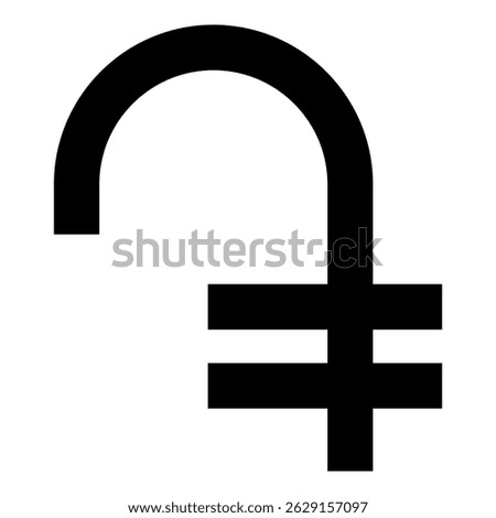 Dram Armenian sign symbol money icon black color vector illustration image flat style simple
