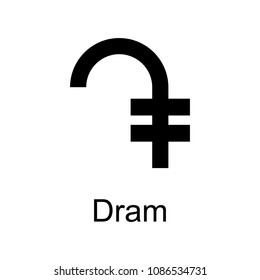 dram icon. Element of currency for mobile concept and web apps. Detailed dram icon can be used for web and mobile. Premium icon on white background