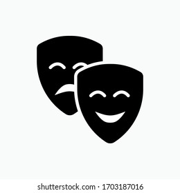 Drama Icon. Movie Genre Symbol. Entertainment Label Sign. Logo - Vector.