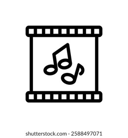 Drama Musical Outline Icon. Drama Musical Icon