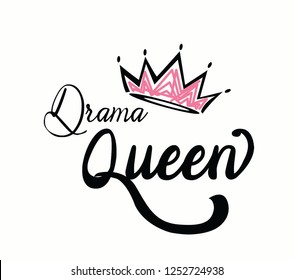 drama queen vector
