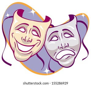 Drama theater masks
