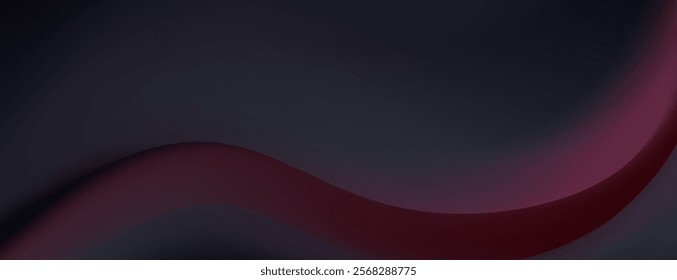 Dramatic abstract banner with a soft dark pink gradient