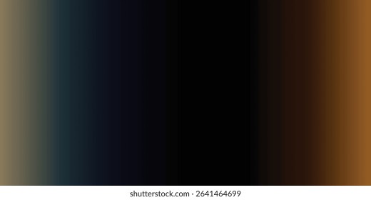 Dramatic horizontal gradient background transitioning from muted tan to deep navy, black, and rich amber – bold, moody abstract design ideal for luxury branding, film themes, or editorial visuals.