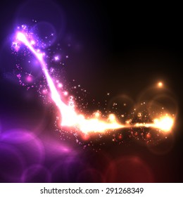 Dramatic lighting effect color background