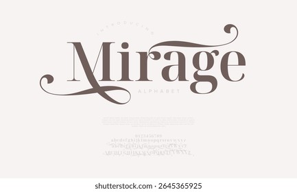 Dramatic serif font with high contrast and elegant flourishes, perfect for posters and romantic designs