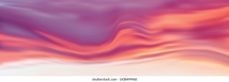 Dramatic sunset sky, natural background, vector illustration, gradient mesh, EPS10