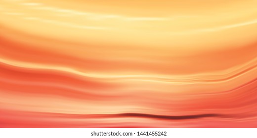 Dramatic sunset sky, natural background, vector illustration, gradient mesh, EPS10