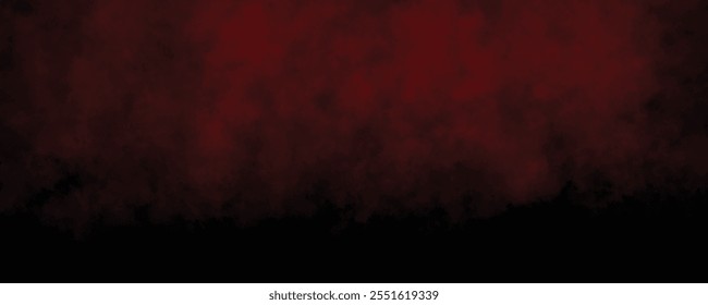 Dramático remolino de niebla carmesí y Smoke rojo creando una escena profundamente atmosférica y ominosa llena de misterio
