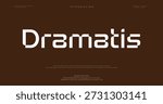 Dramatis modern stylish small alphabet letter logo design