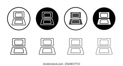 Drastic icon Thin outline art symbol