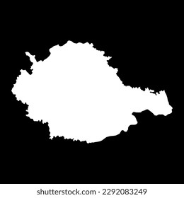 Drava map, region of Slovenia. Vector illustration.