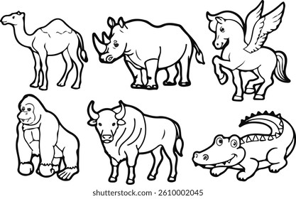 DRAW Amazing Animals in Minutes Tiger Lion Elephan Rhino