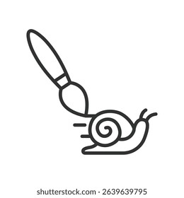 Draw animals, icon in line design. Draw animals, sketch, illustration, wildlife, pencil, art, nature on white background vector. Draw animals editable stroke icon