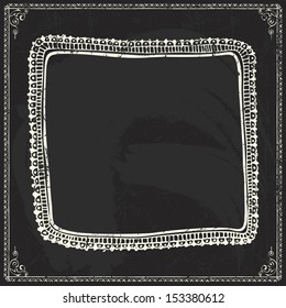 draw border and design part line classic vegetation nails texture isolated edge drawn mark ornate flowers aged science classical twirl flag worth value crease blackboard thumb buying caricature straig