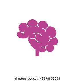 Draw a brain in a simple style