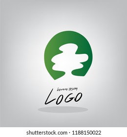 Draw by hand logo vector