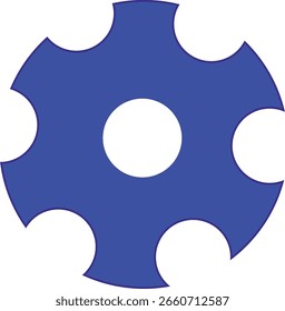 desenhe um círculo e gire os outros círculos e use o pathfinder e crie um ícone de configuração se você souber que o ícone de configuração está presente no seu celular e eu criar o ícone de configuração é usar qualquer projeto onde 