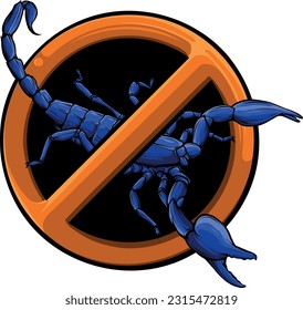 diseño de ilustración vectorial de escorpión animal de color de dibujo