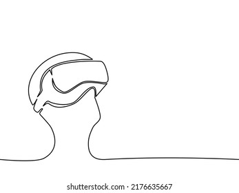 Draw a continuous line of virtual icons. isolated on a white background. vector