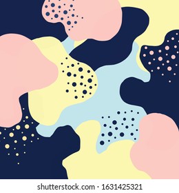 ้hand draw creative abstract background