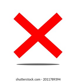 draw a cross with a black shadow under it