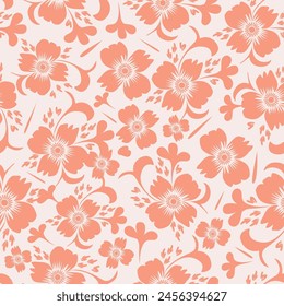 draw with digital tools Abstract images of flowers used to make wallpaper, artwork, gift paper, fabric patterns, bed sheets, abstract images, graphics, illustrations
