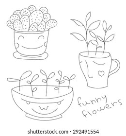 Draw the educational game vector illustration