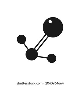 draw four circles connected by lines