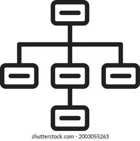 Draw Hierarchy icon vector image. Can also be used for Physical Fitness. Suitable for mobile apps, web apps and print media.