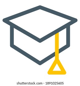 draw icon vector design. simple minimalist with gray and yellow color. suitable for UI UX, print templete, Web design and other