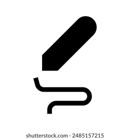 Draw Icon Vector Symbol Design Illustration