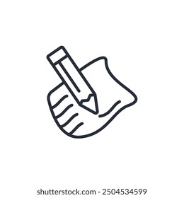 Symbol zeichnen. vector.Editable stroke.linear style Zeichen zur Verwendung Web-Design, logo.Symbol-Illustration.