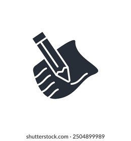 draw icon. vector.Editable stroke.linear style sign for use web design,logo.Symbol illustration.