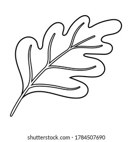 Draw Leaves Lines Vector Coloring Book Stock Vector (Royalty Free ...