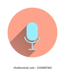 draw a microphone illustration, icon or button to record sound.