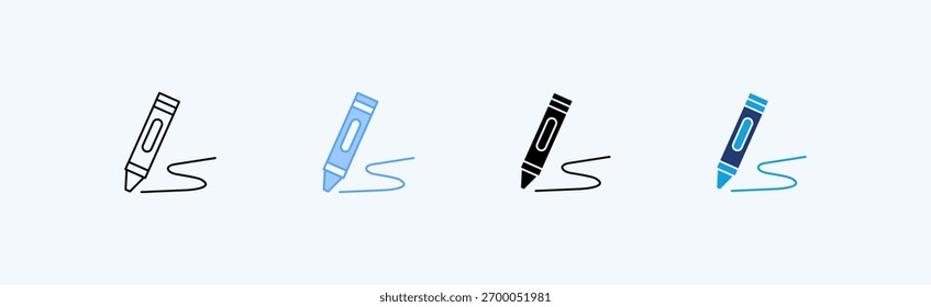 Desenhar vários ícones - vetor de ilustração