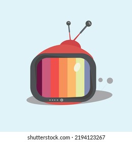 Draw an old fashioned TV professionally