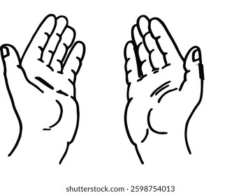  a Draw Open Hands Prayer
