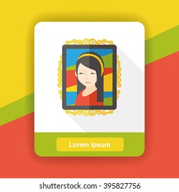 draw painting flat icon