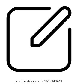 draw pencil edit icon vector