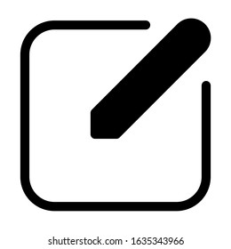 draw pencil edit icon vector