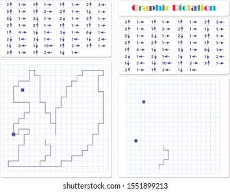 Draw a picture on the arrows. Cartoon graphic squirrel. Worksheet for kids