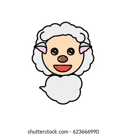 draw sheep animal comic