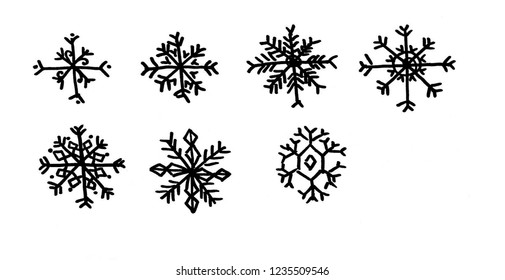 draw a snow flake icon