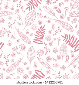 
Сhildren draw summer seamless pattern