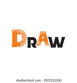 Draw for t shirt design. Vector illustration design.