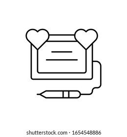 Draw, toy, pen icon. Simple line, outline vector elements of plaything icons for ui and ux, website or mobile application